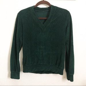 Vintage deep green sweater from Urban Outfitters!